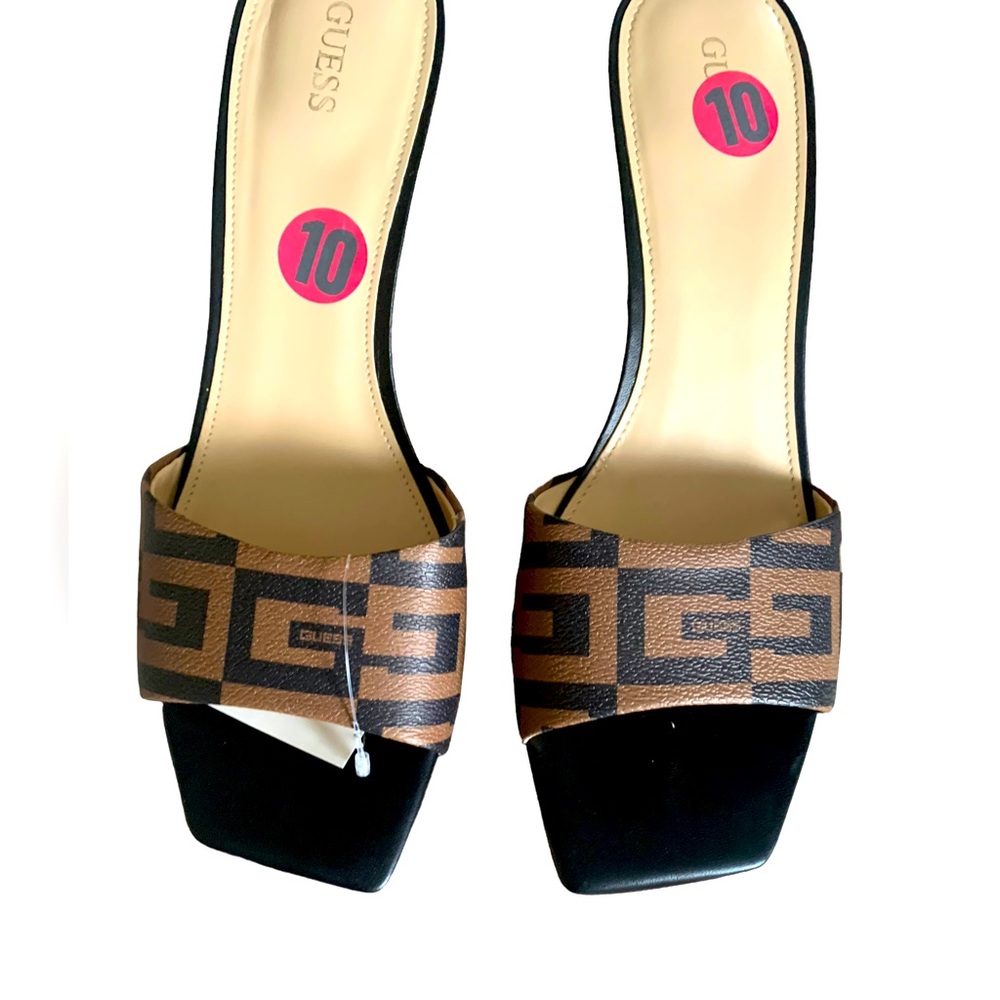 New Guess heels with inspired designer color size 10